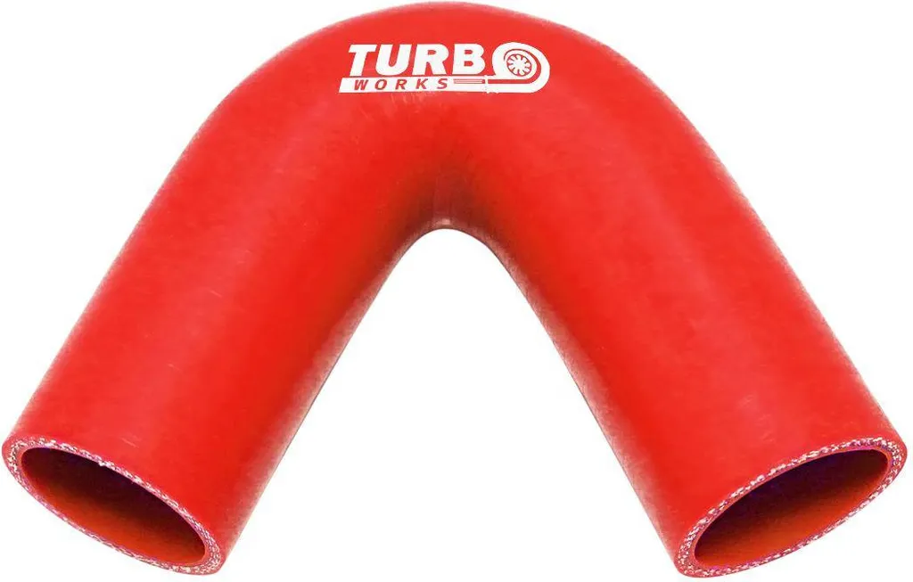 Coude 135° TurboWorks 57 mm Rouge : Évitez les Fuites de Pression Turbo