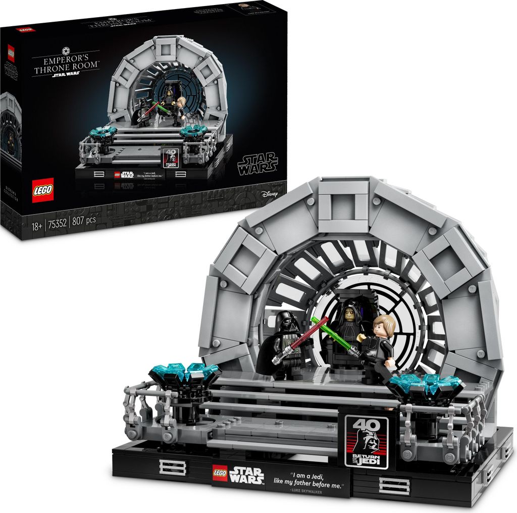 LEGO 75352 Star Wars Thronsaal des Imperators – Diorama, Produktbild 