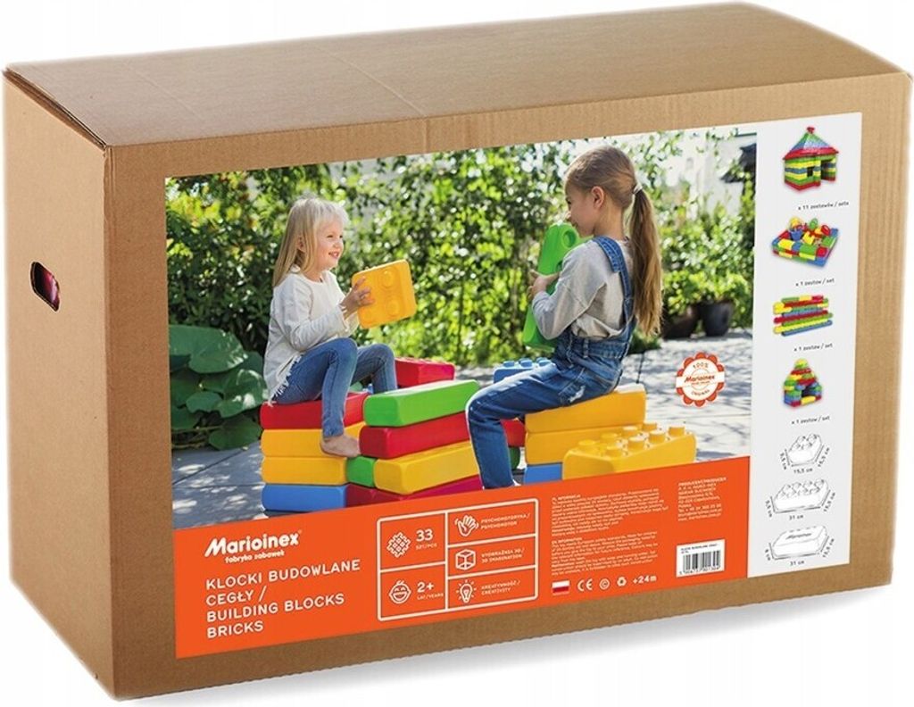 Klocki Budowlane Cegły 33 elementy Obrázek produktu 