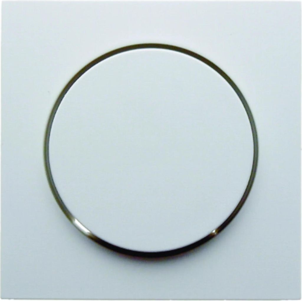 Berker Zentralstück mit Regulierknopf für Drehd immer S.1/B.3/B.7 polarweiß, matt, 1 Stk.
