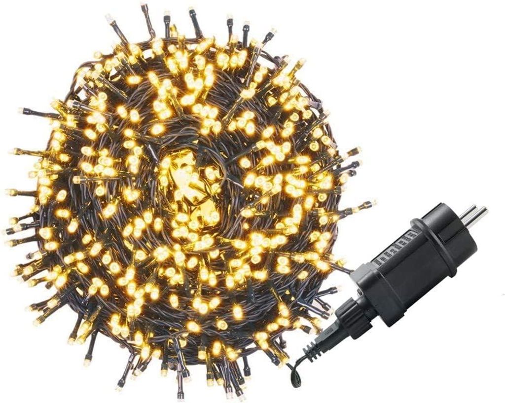 LARS360 LED Lichterkette 30 m mit 300 LEDs, Warmweiß, 8 Produktbild 