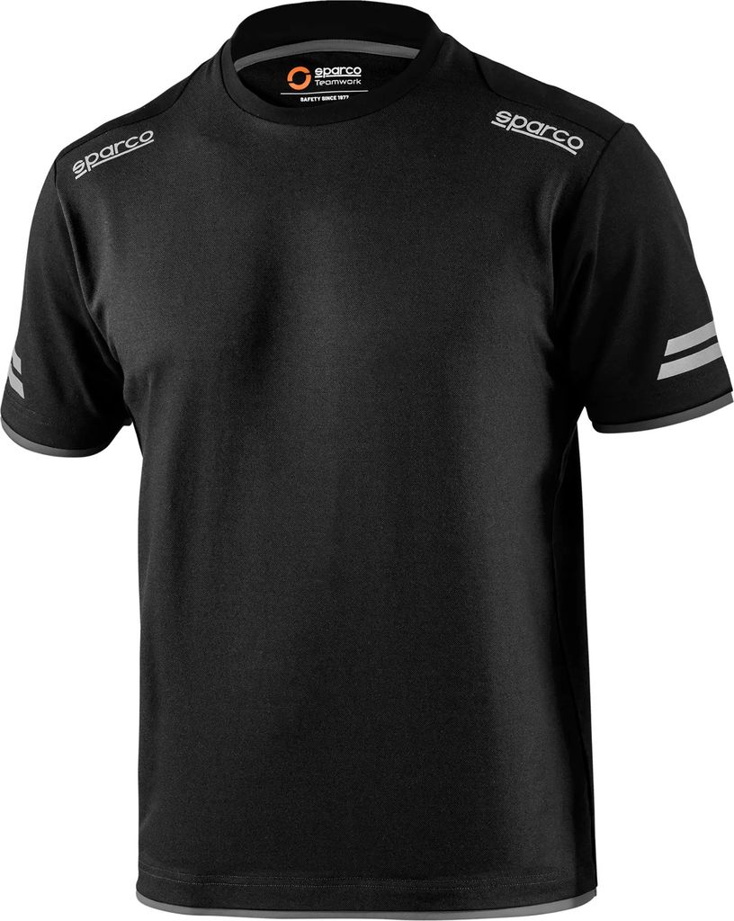 Sparco 02416NRGS3 Tucson Technisches T-Shirt Schwarz/Grau XL