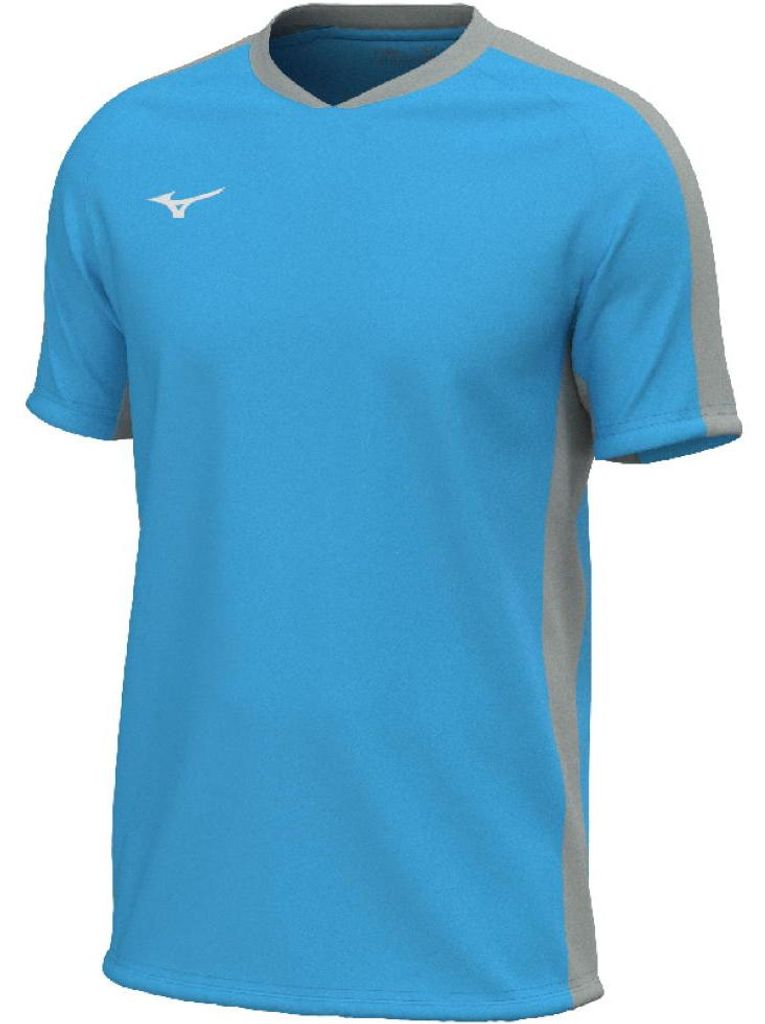Mizuno Herren TEAM TRN TEE - V2EAC511, Farbe:Hellblau, Textil:L