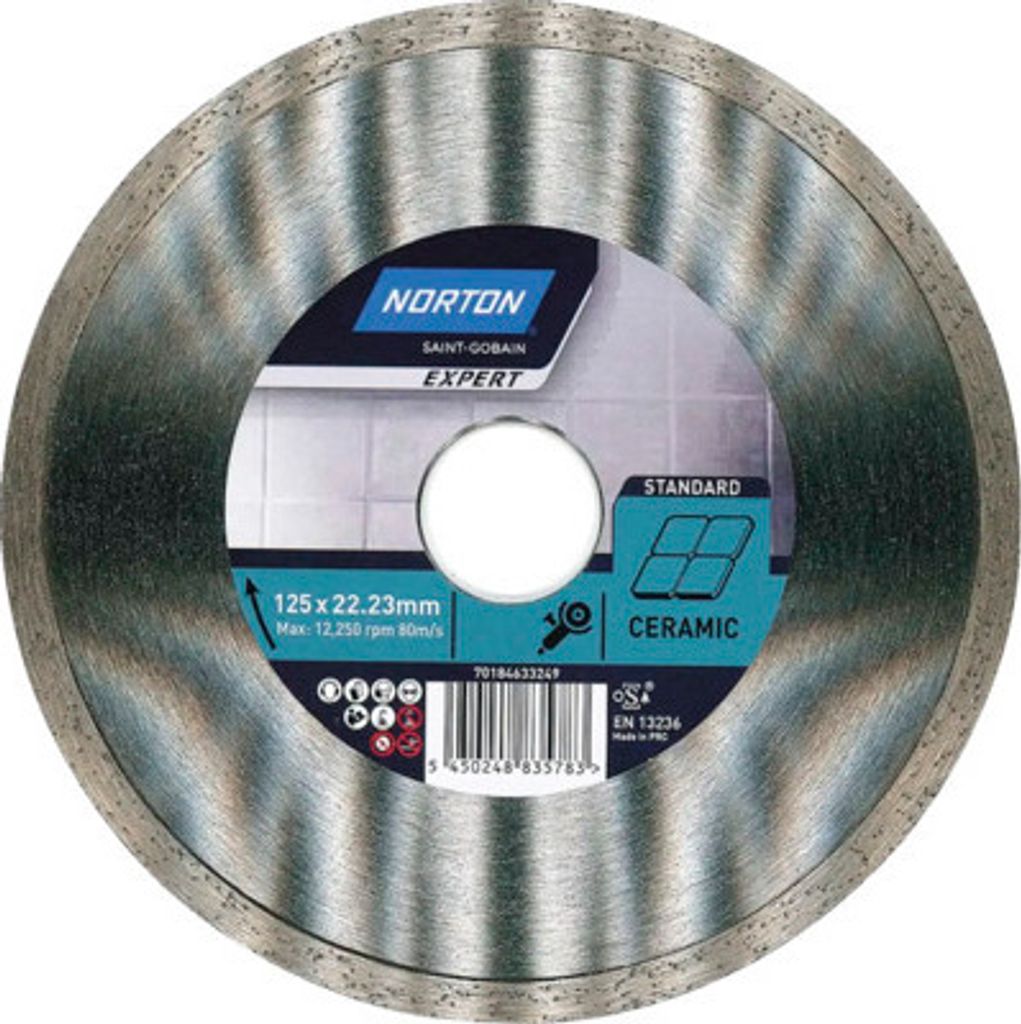 Norton Expert Diamanttrennscheibe Ceramic 125x22,23 mm Produktbild 