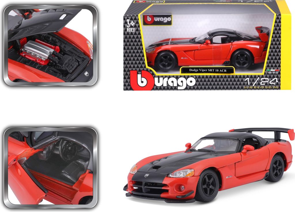 Bburago 1:24 Dodge Viper SRT 10 ACR Modellauto