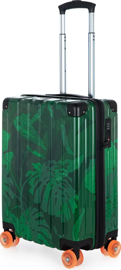 Valigia HAUPTSTADTKOFFER Q-Damm Jungle Floral 54cm 38L Bagaglio a Mano
