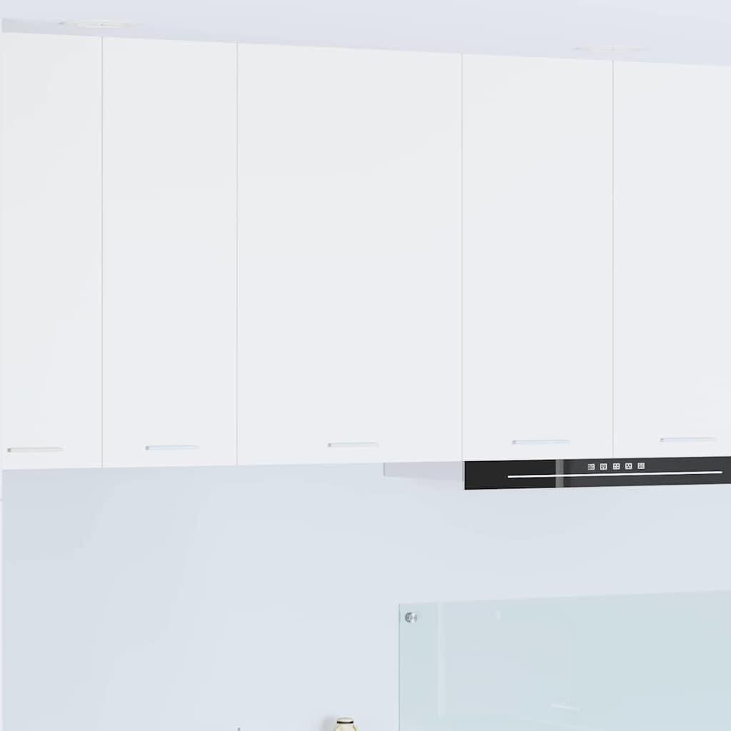 "Schlussverkauf" Hängeschrank Küche - moderne Küchenschrank - 1 pc - mit Speicher Weiß 50x31x80 cm Holzwerkstoff C10135