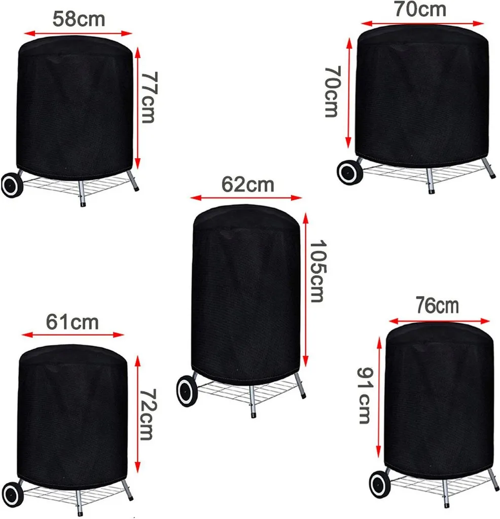 Couverture de Barbecue Sphérique Imperméable - Bâche de Protection - 5