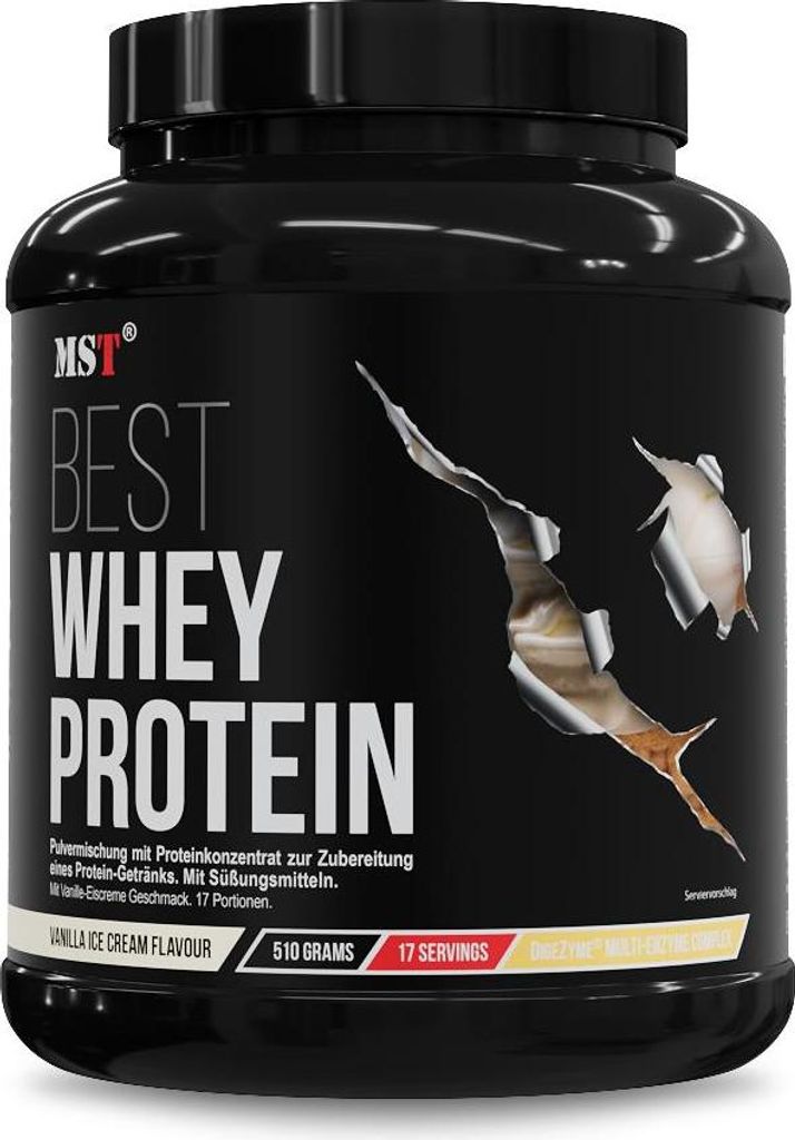 Protein Best Whey + Enzyme 510g Vanilla ice cream