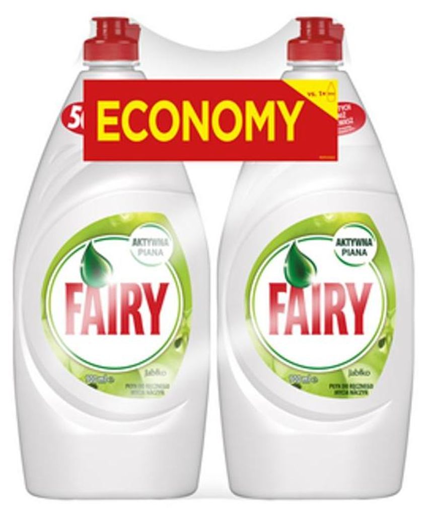 Fairy płyn do naczyń jabłkowy 2 x 900 ml Zdjęcie produktu 