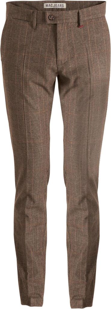 MAC LENNOX dark taupe check 6344-00-0732L 272K W33 L30