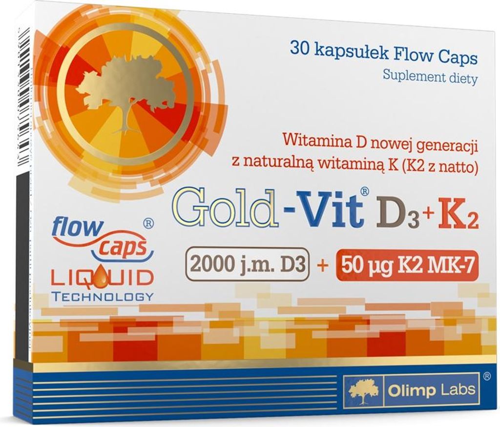 OLIMP GOLD VIT D3 4000 + K2 50 uq KNOCHENIMMUNITÄT 30 Produktbild 