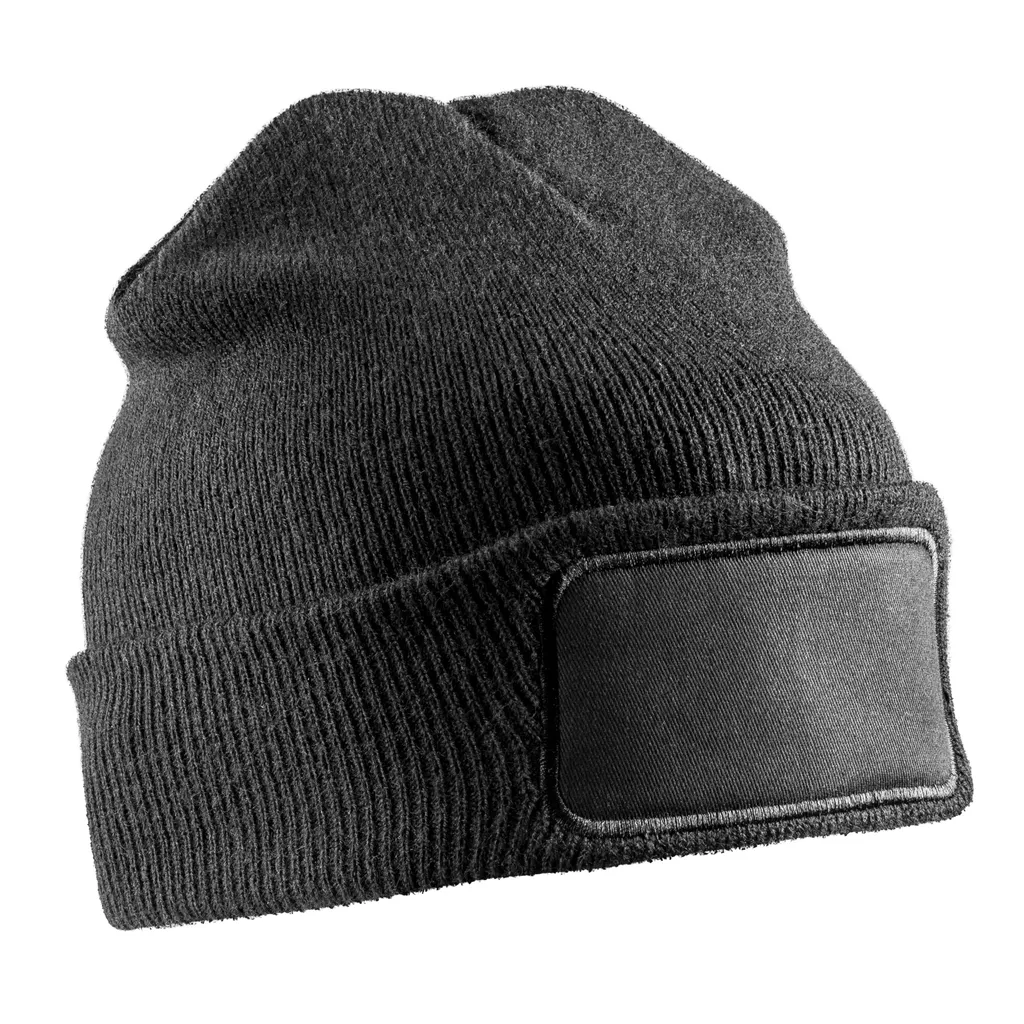 Idea Regalo: Berretto Result BC5418 Nero Unisex - Caldo e Versatile