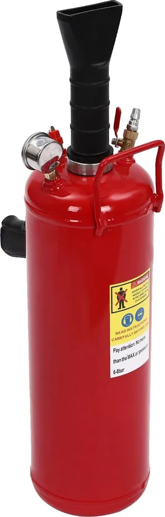 Cuve de gonflage pneumatique 9L 8 Bar - Compresseur portable rouge