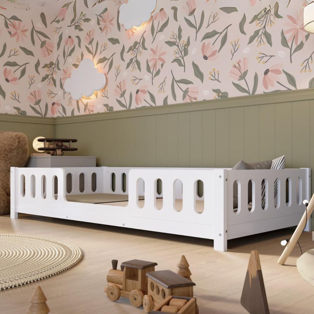 Crazy Pine Lit d'enfant 80x160 cm - Lit de sol Montessori Image du produit 