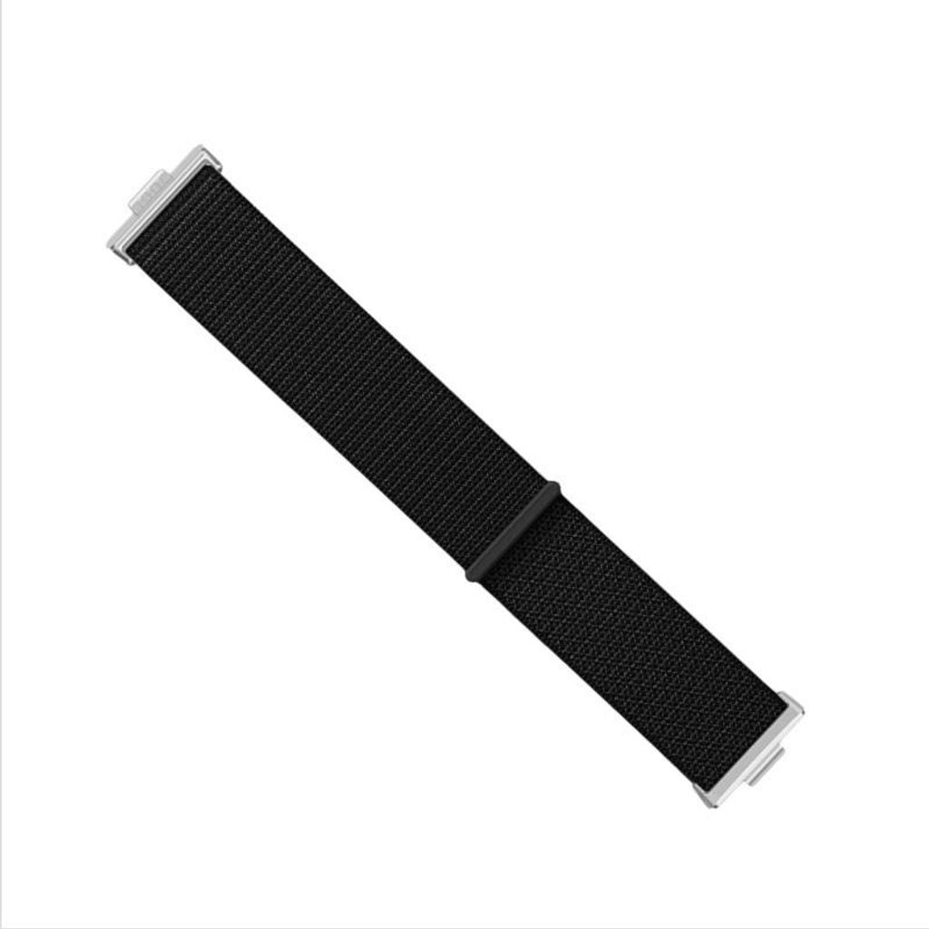 INF Stylisches Nylon-Loop-Armband für Huawei Watch Fit 4/Fit 3 Schwarz