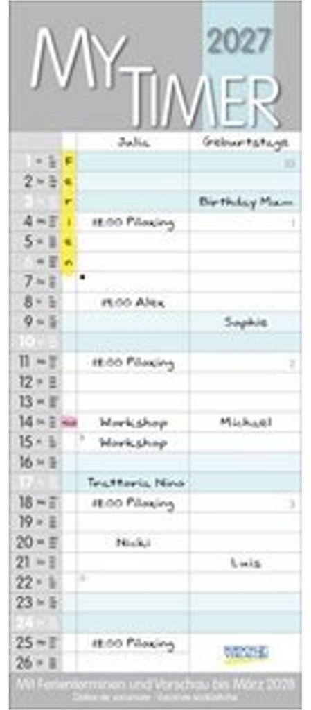 My Timer 2027 Produktbild 