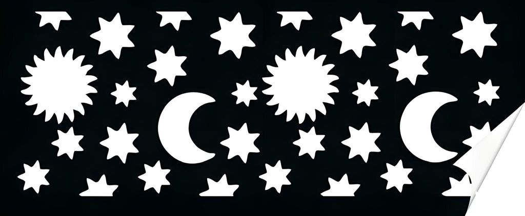 HEYDA Laternen Zuschnitt "Sonne Mond Sterne"