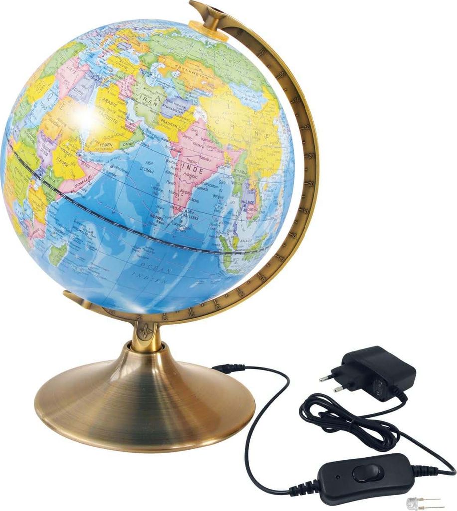 Globe jour et nuit 21 cm terrestre / celeste - buki espace Image du produit 