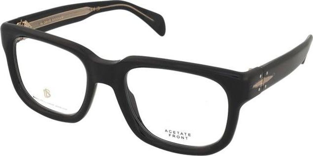 David Beckham DB 7156 BLACK GOLD/BLUE MIRROR 53/20/140 Herrenbrillen Brillen