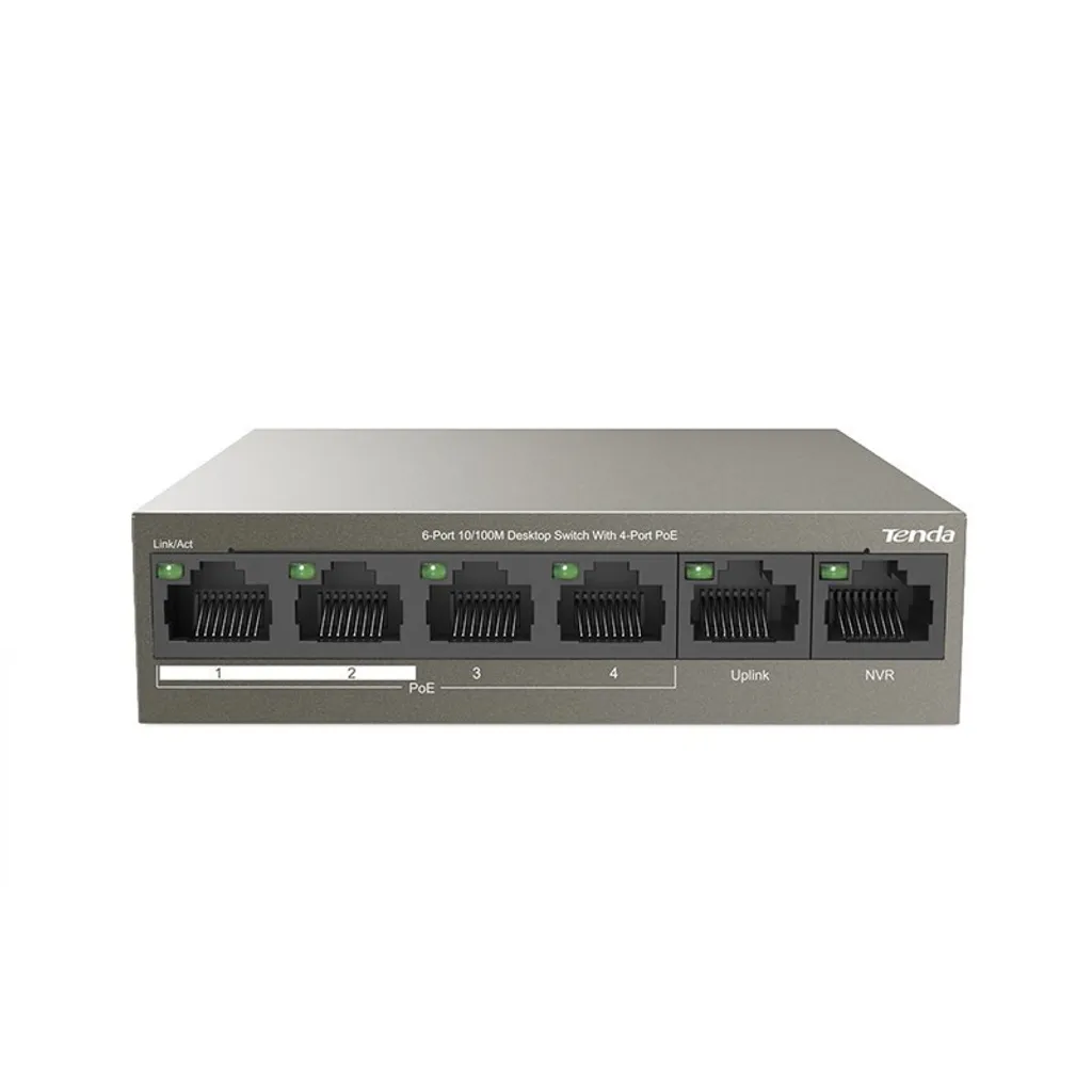 Switch PoE Tenda TEF1106P-4-63W : Finissez-en avec les Pannes d'Alimentation