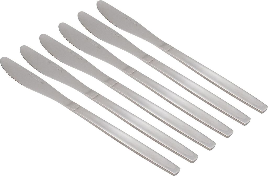 Argon Ta Economy Tafelmesser aus Edelstahl – 22 cm – 6 Stück