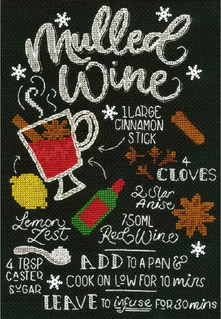 Tableau à Broder Glühwein Bothy Threads en Point de Croix XLJ2 18x26