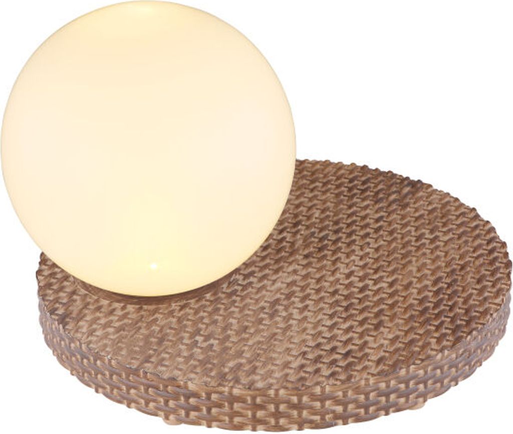GLOBO 36851 Solarleuchte Rattan braun, LED