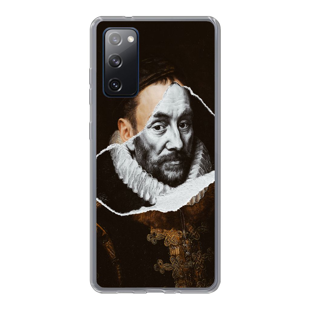 MuchoWow Handyhülle Schutzhülle Hülle für Samsung Galaxy S20 FE Wilhelm von Oranien - Alte Meister - Adriaen Thomasz Silikon Softcase Handy H...