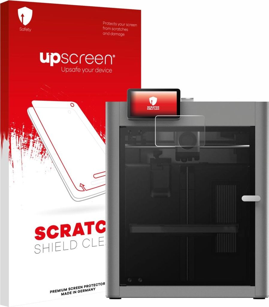 upscreen Schutzfolie für Bambu Lab P2S 3D Printer Displayschutz Displayschutzfolie Folie Klar Transparent