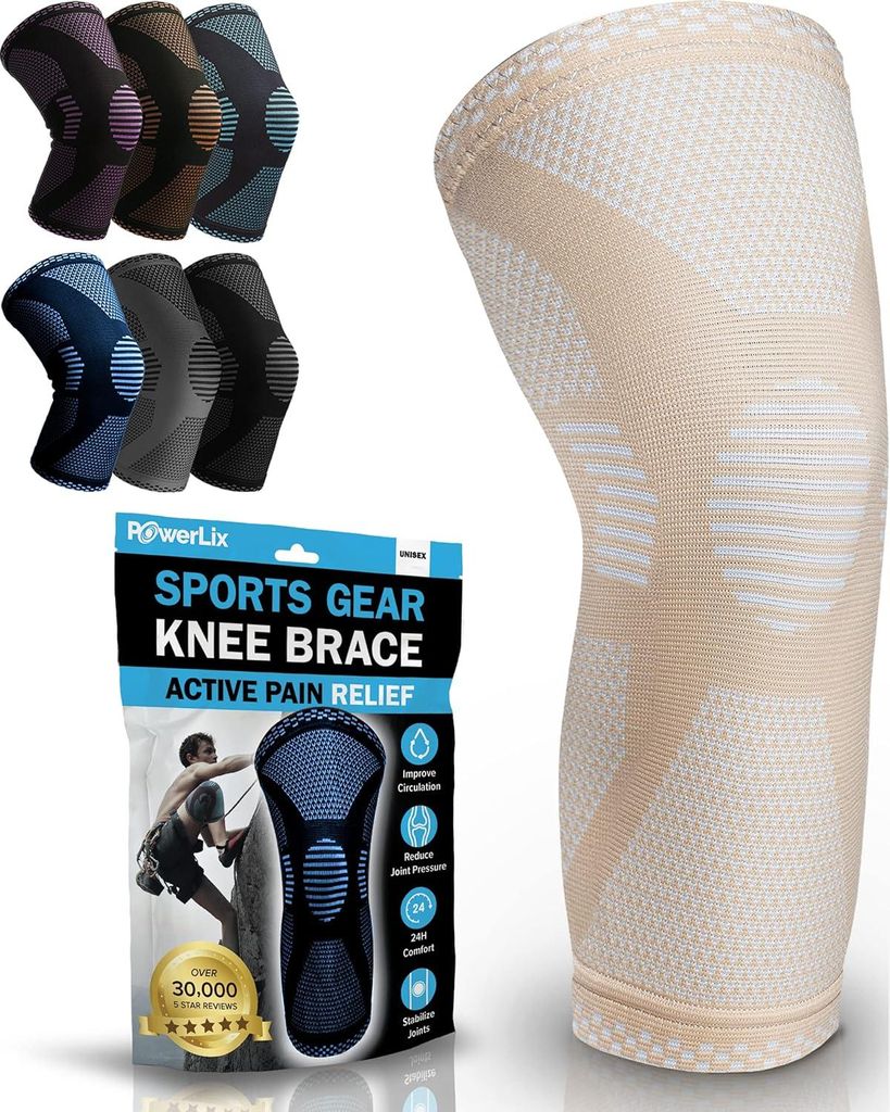 POWERLIX Kniebandage für Damen/Männer, Kompression Produktbild 