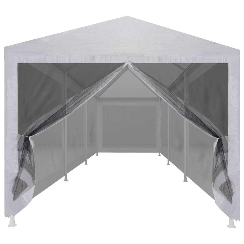 "Rabatt 2026" Partyzelt mit 8 Mesh-Seitenwänden - Gartenzelt - klassisches Designn - UV Schutz 9x3 m - Pavillons & Partyzelte langlebig4331
