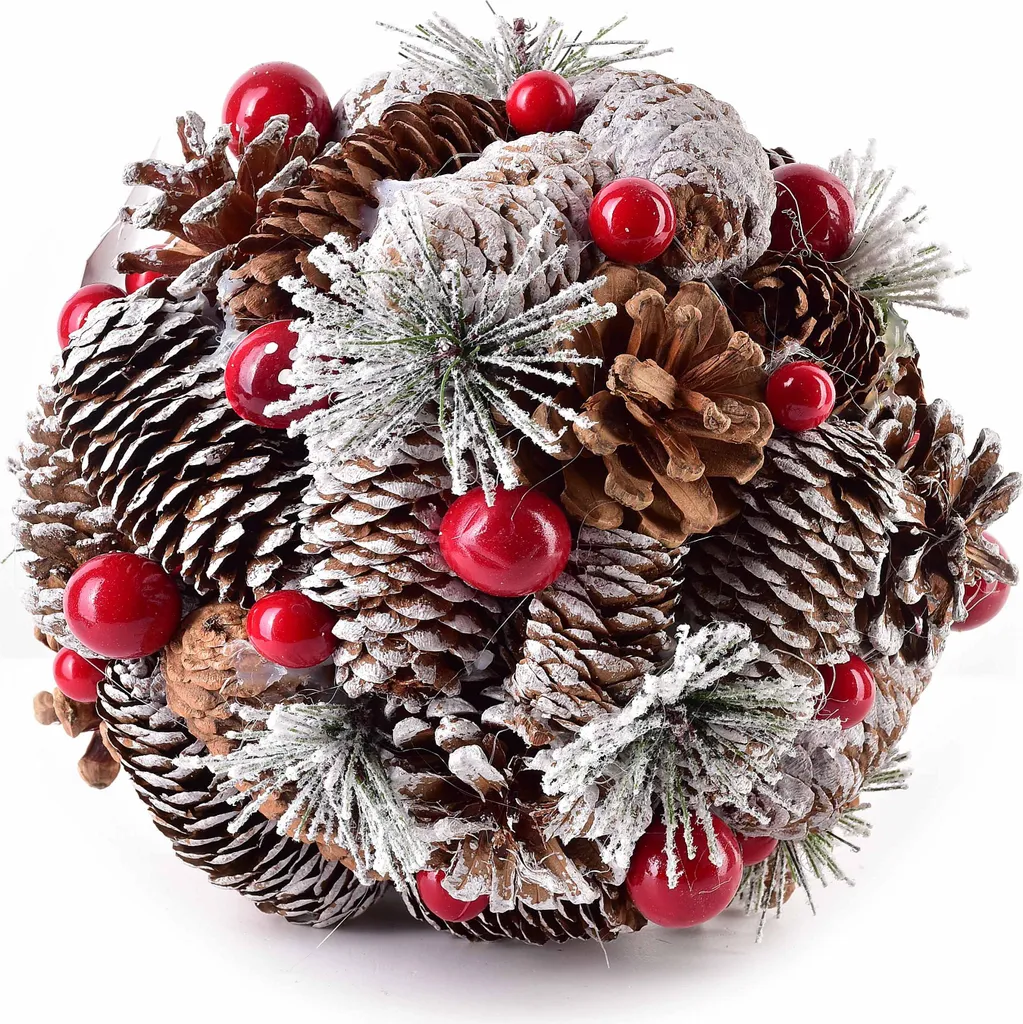Boule de Noël Lila 18 cm - Décoration pour Sapin et Vitrines de Fêtes
