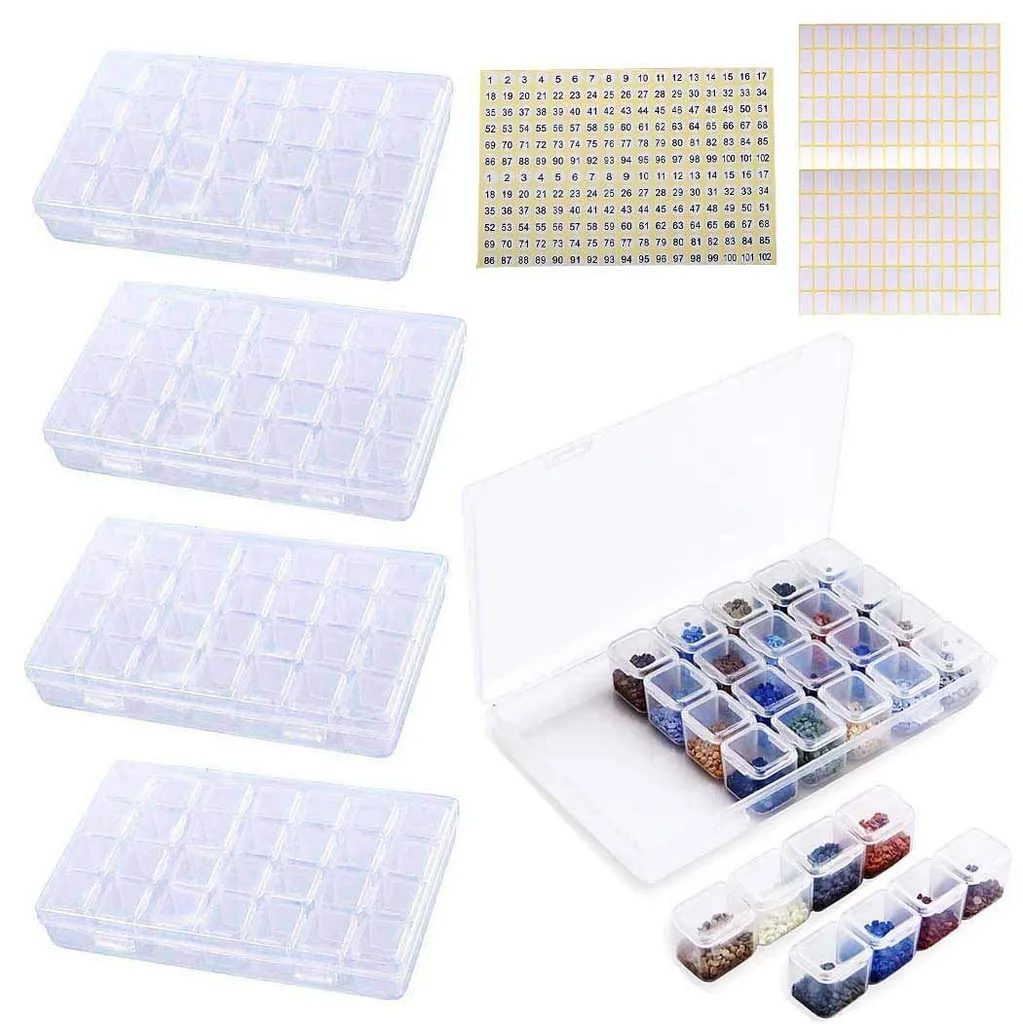Set de Rangement Peinture Diamant pour Organiser vos Perles et Strass