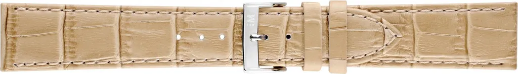 Bracelet montre Morellato en cuir embossé alligator beige
