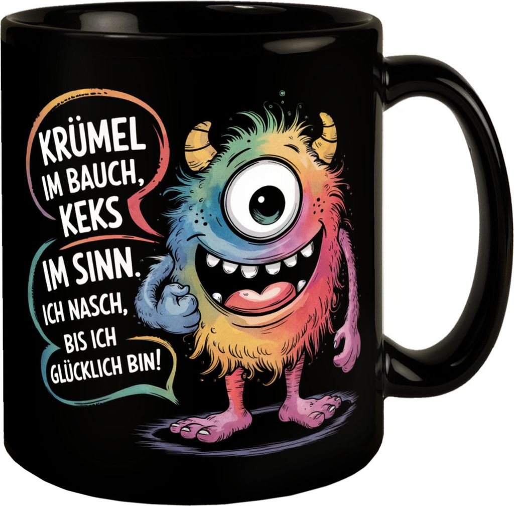 Monster Krümel Tasse - Keks im Sinn