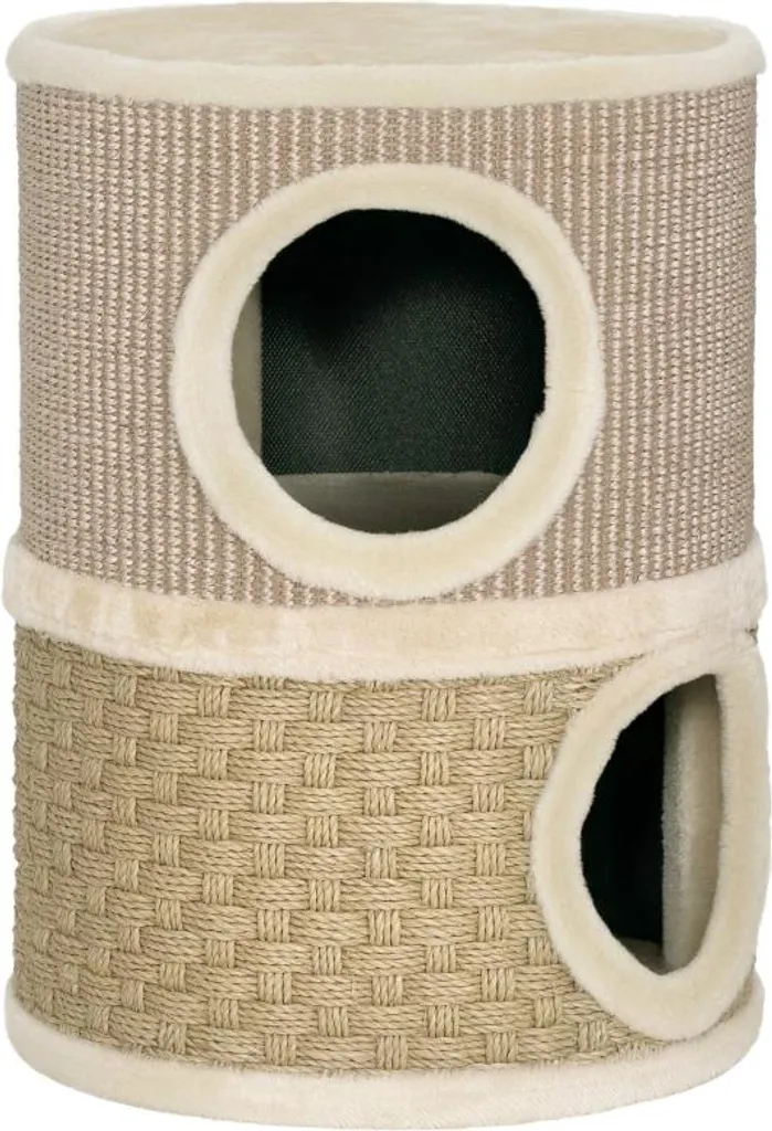 Tiragraffi Fortuna Lai 49cm Sisal e Peluche - Struttura Rinforzata