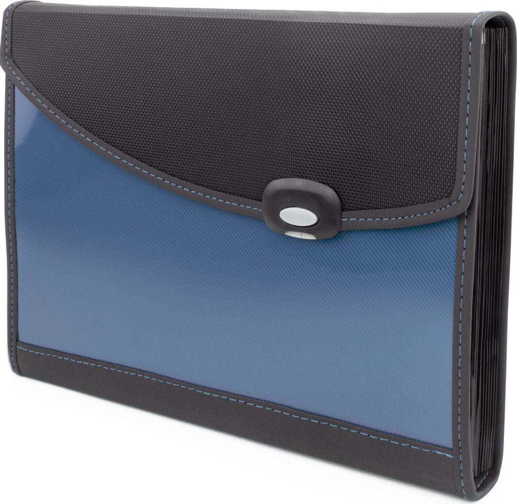RAPESCO Fächermappe Designer DIN A4+ 7 Fächer blau
