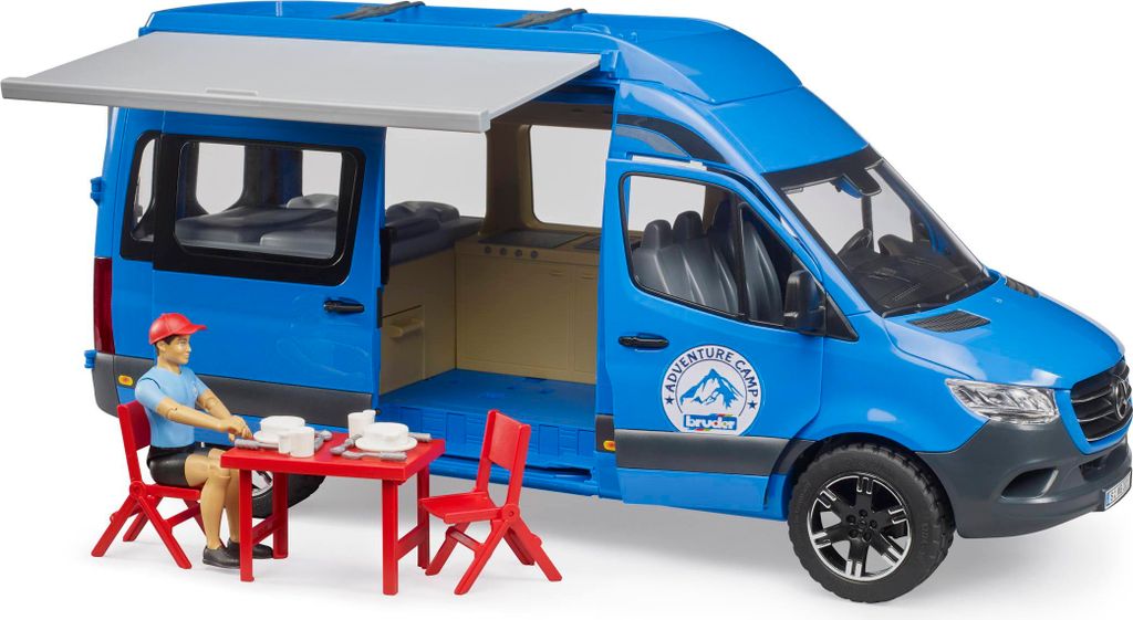 MB Sprinter Camper mit Fahrer (blau)