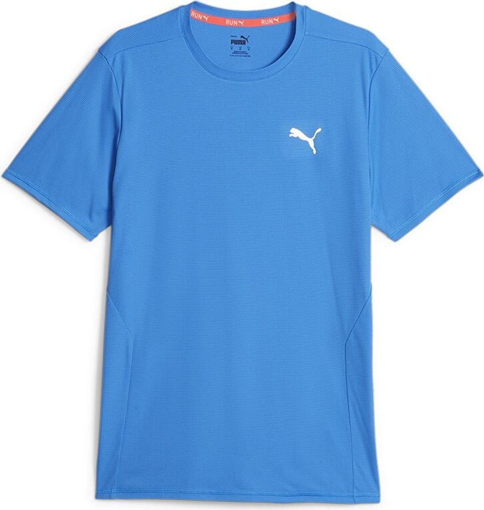 Puma Run Favorite Kurzarm-t-shirt Blau M Mann Blau M