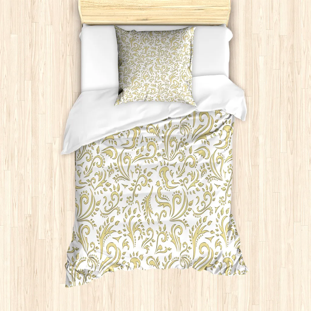 Set Letto ABAKUHAUS 135x200 Pale Camel | Look Vorticoso e Low Maintenance