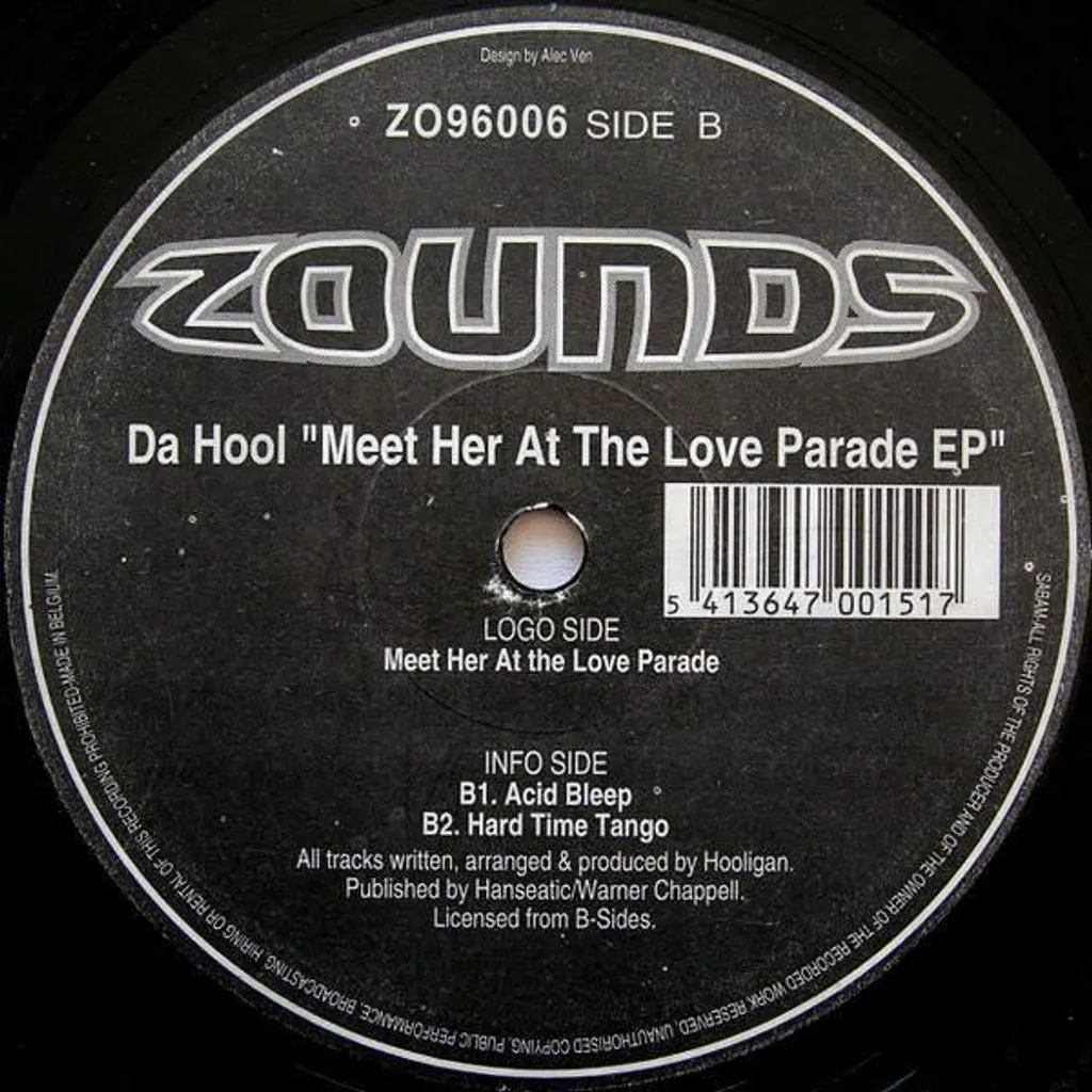 Maxi Vinyle 33 Tours Meet Her At The Love Parade EP Da Hool 1997