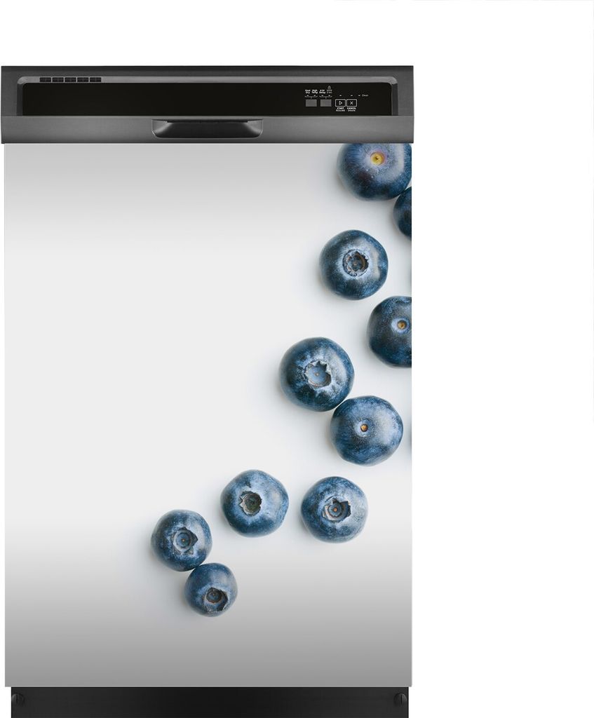 Magnete Dekorative 60x80 cm Küche Magnetmatte Spülmaschine - Farbige Blaubeeren Früchte