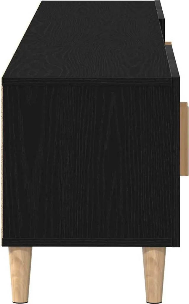 Porta TV Moderno 180 cm Rovere Nero Maison Exclusive | Arredo Luxury - 8