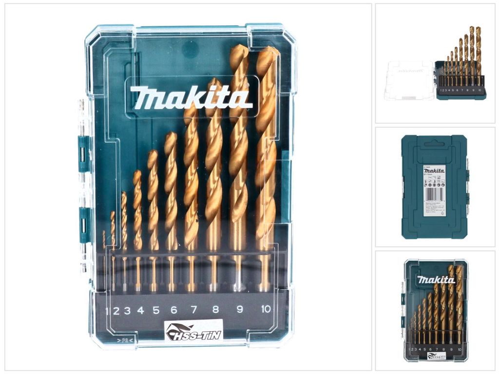 Makita Bohrer-Set HSS, Bohrer, Bohrerbit-Set, Metall, Holz Produktbild 