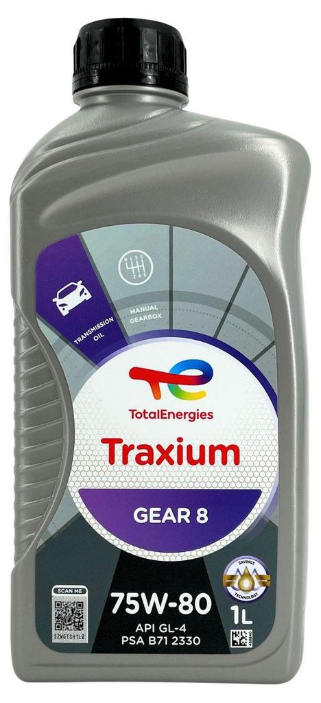 Total Traxium Gear 8 75W-80 1 Liter (214082) Produktbild 