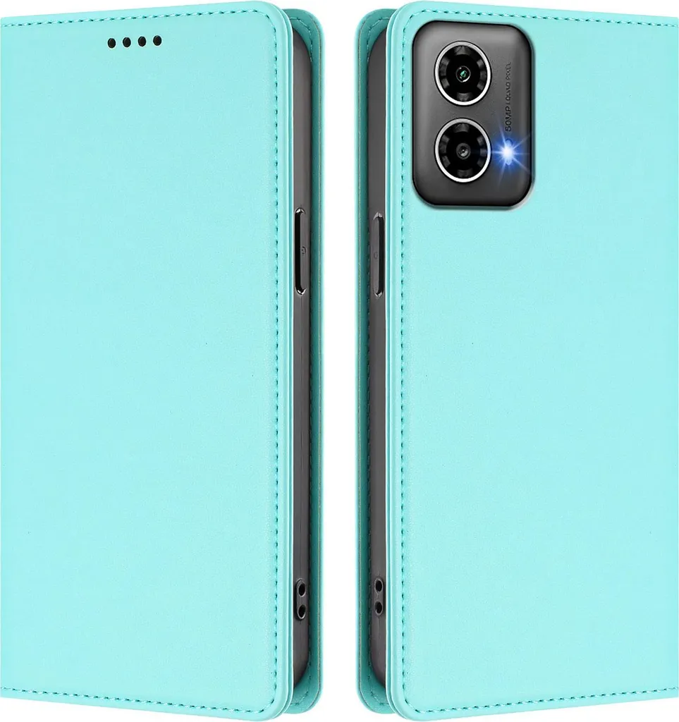 Custodia Flip Motorola Moto G34/G45 - Vera Protezione in Finto Cuoio