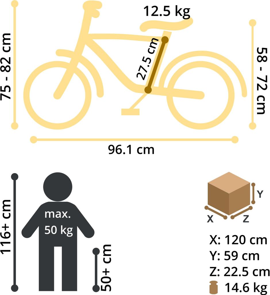 BIKESTAR Kinder Fahrrad ab 6 Jahre | 20 Zoll Urban Jungle Produktbild 2