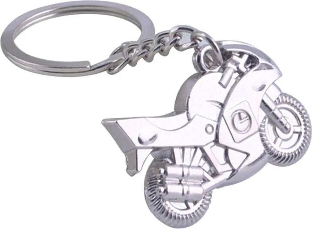 Portachiavi Mela 3D In Acciaio Inox – Ciondolo Portachiavi Cromato Classico, Unisex, Regalo Creativo Per Collezionisti