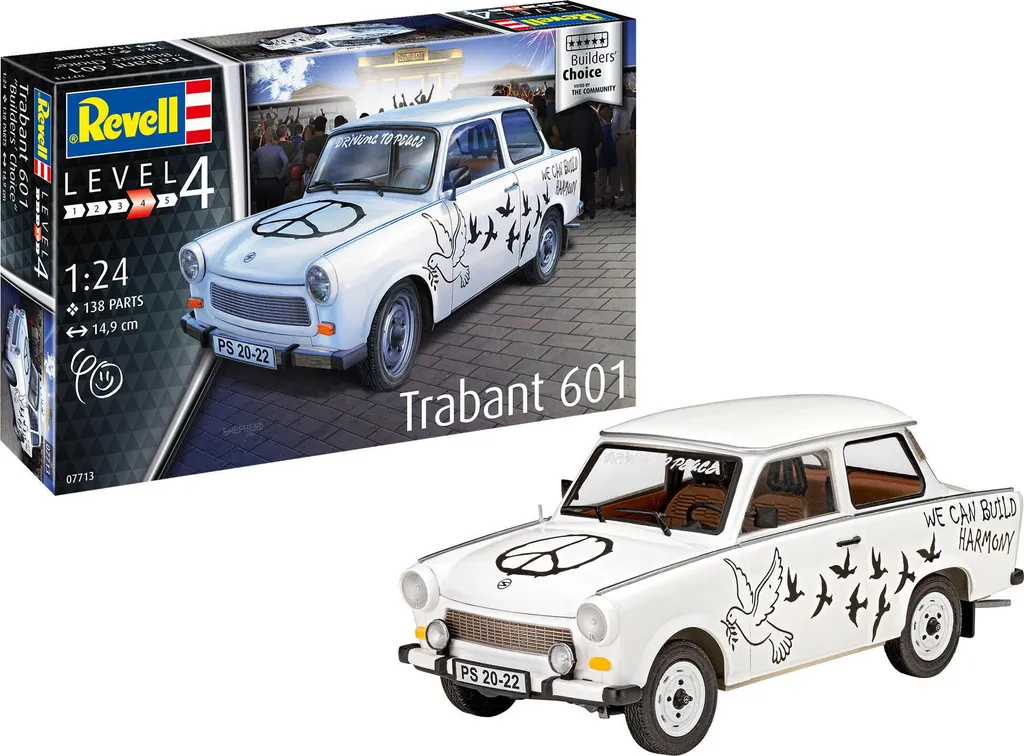 Maquette de voiture Trabant 601S Revell 1:24 - Kit de construction